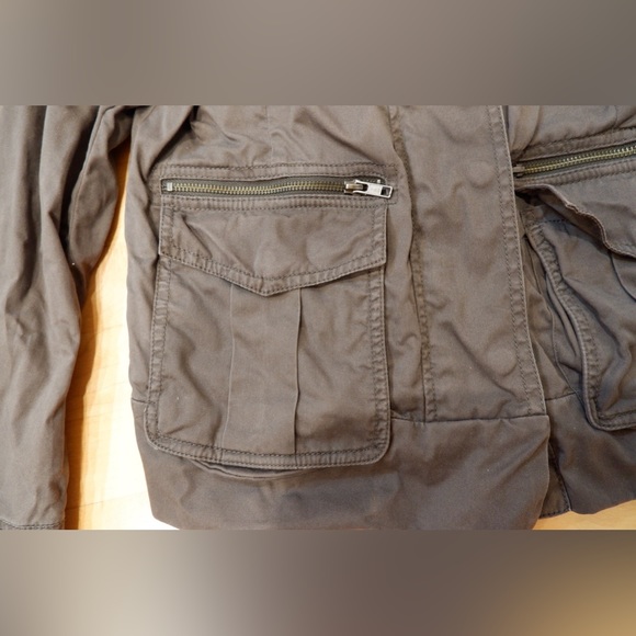 J. Crew Grey Utility Jacket - Picture 2 of 12